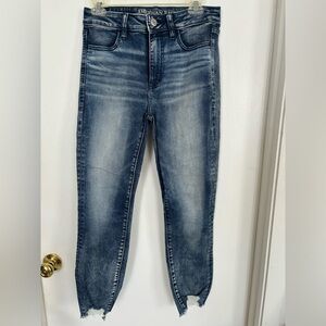 American Eagle Outfitters, High-Rise Jegging crop. Size 8 Regular.